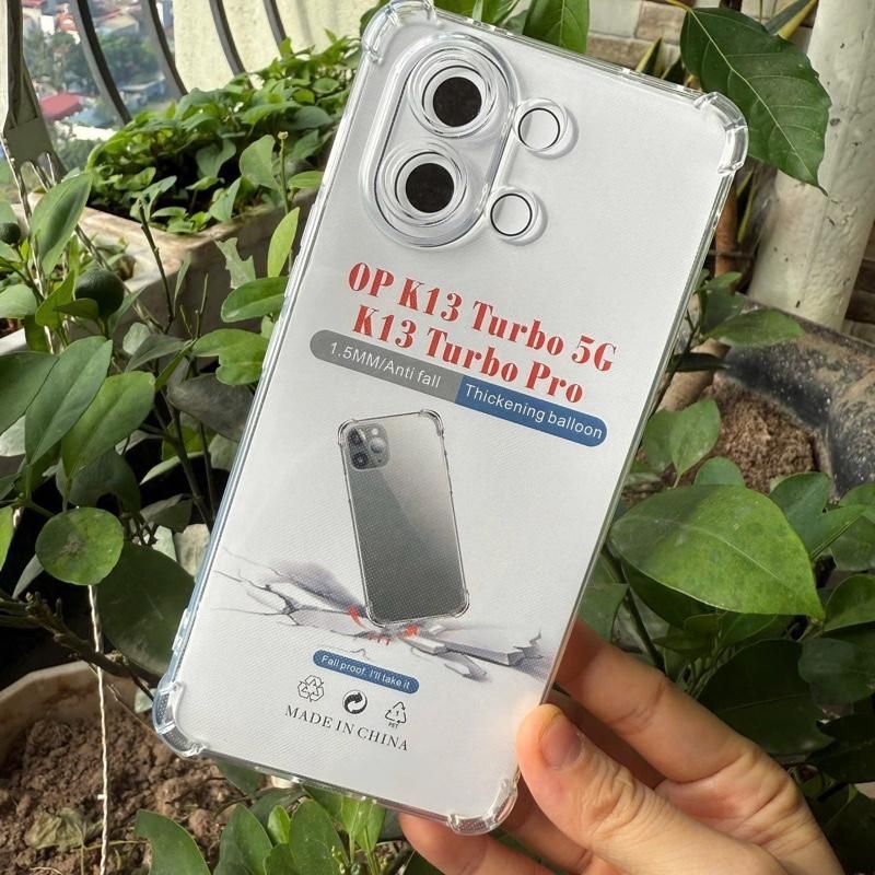 Ốp lưng Oppo K13 Turbo, K13 Turbo Pro 5G dẻo chống sốc 4 góc, trong Suốt Bảo Vệ Camera
