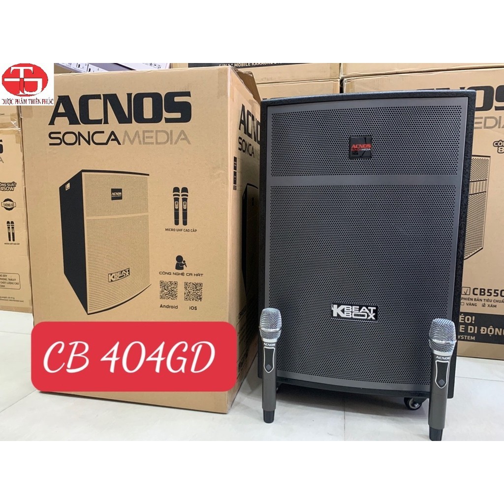 [HCM} LOA Di Động ACNOS KBEATBOX CB404GD -  Hoàng Phúc audio