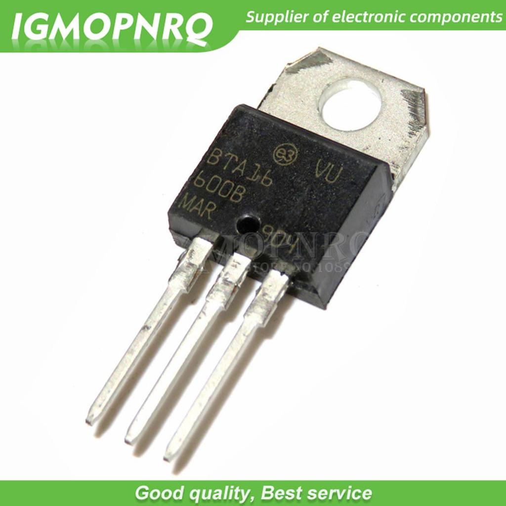 5 Chiếc BTA16-600B BTA16-600 BTA16 Triacs 16 Amp 600 Volt TO-220 Mới