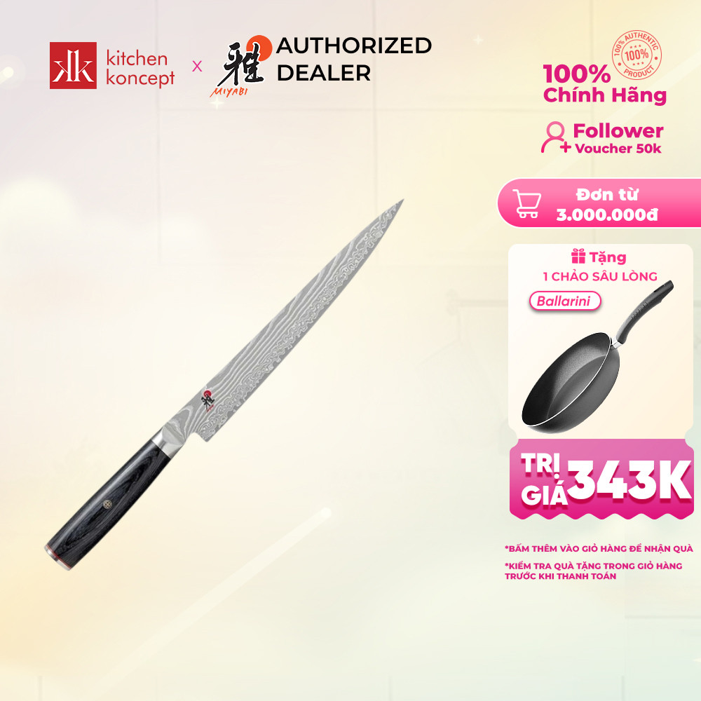 Dao Sujihiki 5000FCD MIYABI - 24cm