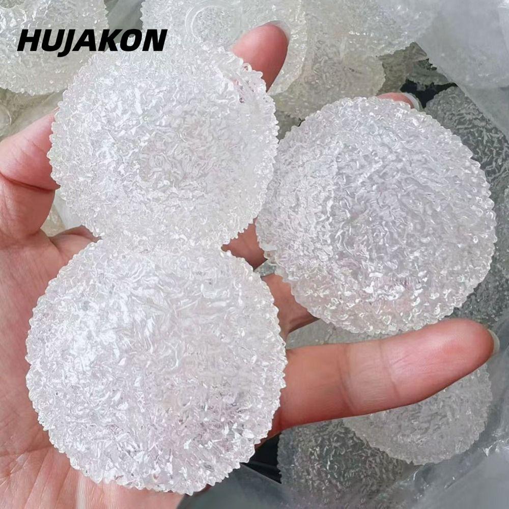 HUJAKON DIY Bóp Bóng Vỏ, Có Nắp Cầm Tay Fidget Bóng Đồ Chơi, Mềm Mại Trong Suốt Nhăn Rỗng Bóp Bóng T