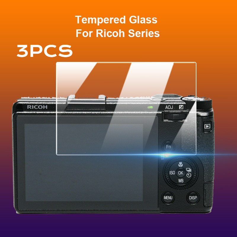 3 Chiếc Cho Ricoh GR-IV GR-IIIx-HDF GR-IIIx GR-III-HDF GR-III GR-II GR-GR1 9H Kính Cường Lực Phim Ch