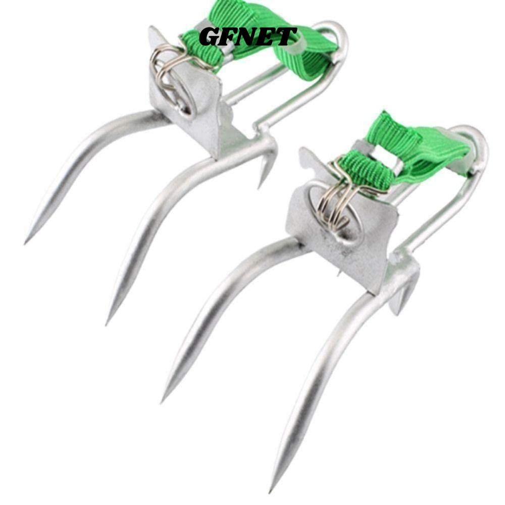 GFNET Pole Climbing Spikes Iron Shoes Steel Tree Up Tool