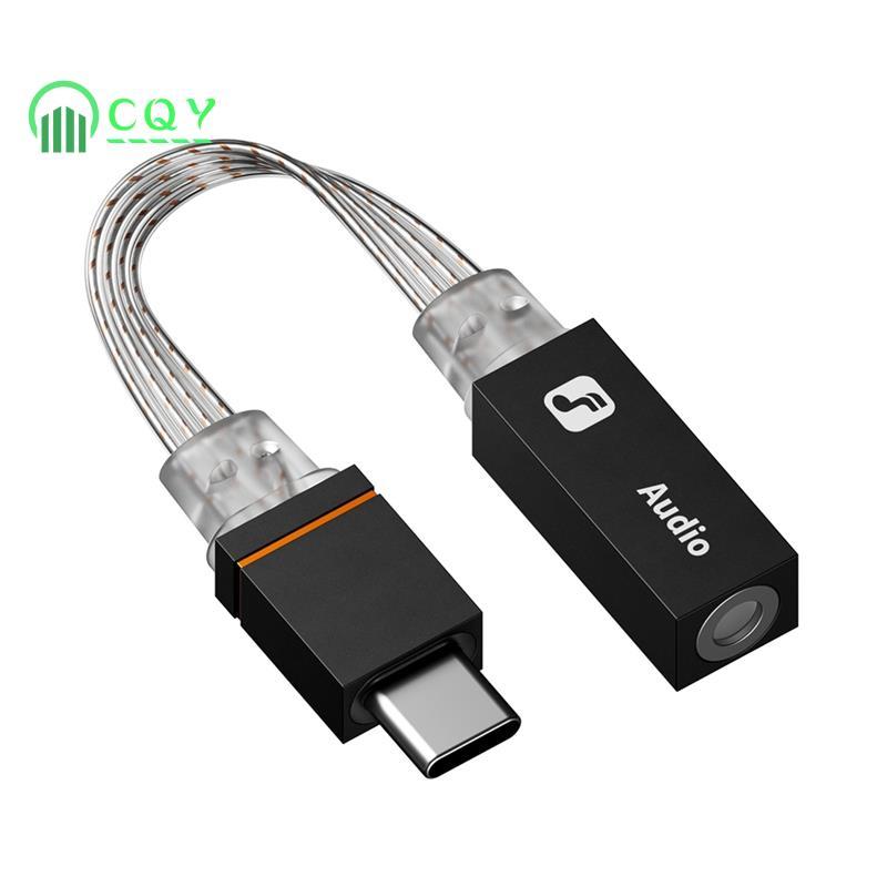 Bộ khuếch đại tai nghe USB D2 CX31993 Nhôm USB-C sang 3,5mm Hỗ trợ đầu vào MIC Chip CX31993