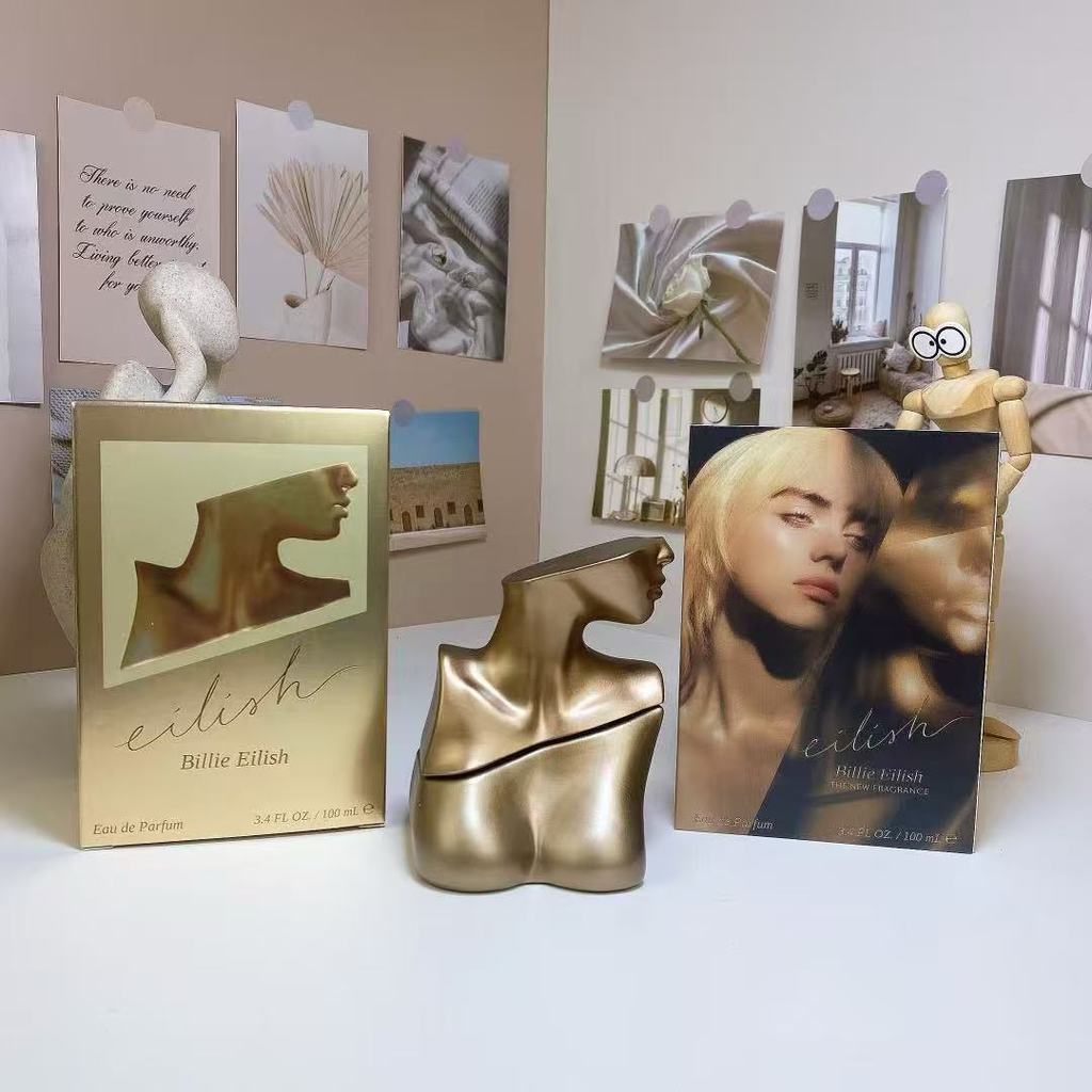 Nước hoa Bili 100ml Billie Eilish Gold Cùng tên Đen Alicia No. 2 Đỏ Alicia No. 3