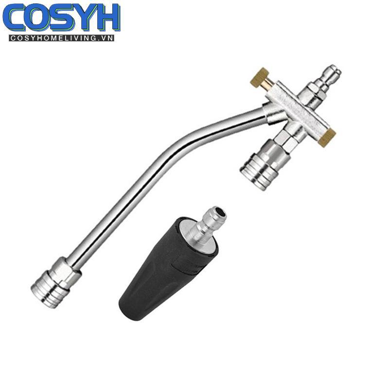 <cosyh>Stainless Steel High Pressure Washing Kit with 2600psi Nozzle for Car Washing