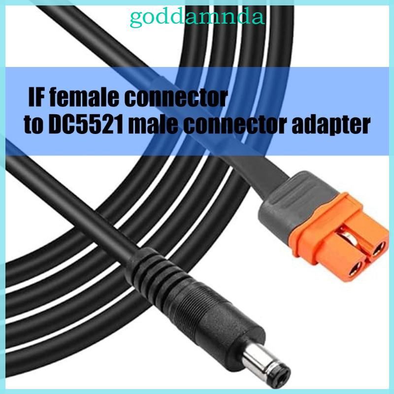 GODD Industrial XT60i F Female sang DC5521 Male Adapter Cáp Truyền Tín Hiệu Cắm Tương Thích Với Nguồ