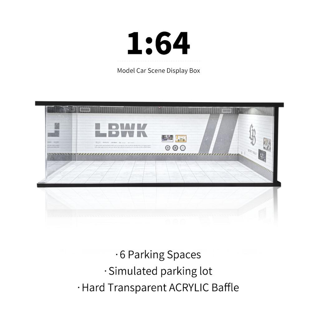 Bãi Để Xe Mô Hình Mini Gt 1/64 Mô Hình Lắp Ráp Có Bối Cảnh Bãi Đỗ Xe Tĩnh Bãi Đỗ Xe Mô Hình Có Đèn