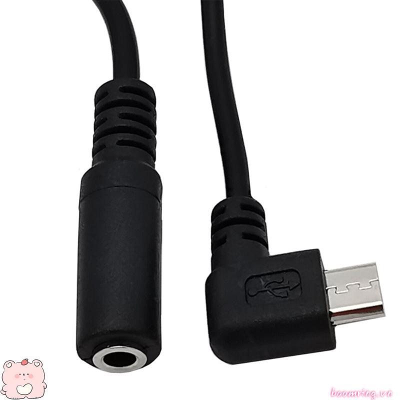 Boom Micro USB Jack to 3 5mm Tai Nghe Bộ Chuyển Đổi Tai Nghe Ổ Cắm Cáp Âm Thanh Tuyệt Vời Dây Thay T