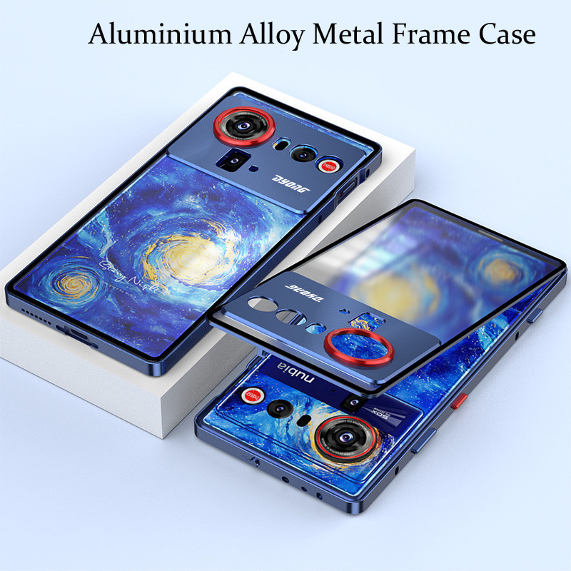 Hợp Kim Nhôm Khung Kim Loại Ốp lưng ZTE Nubia Z80 Ultra Ốp Lưng PC Cứng Cho ZTE Nubia Z80 Z 80 Ultra