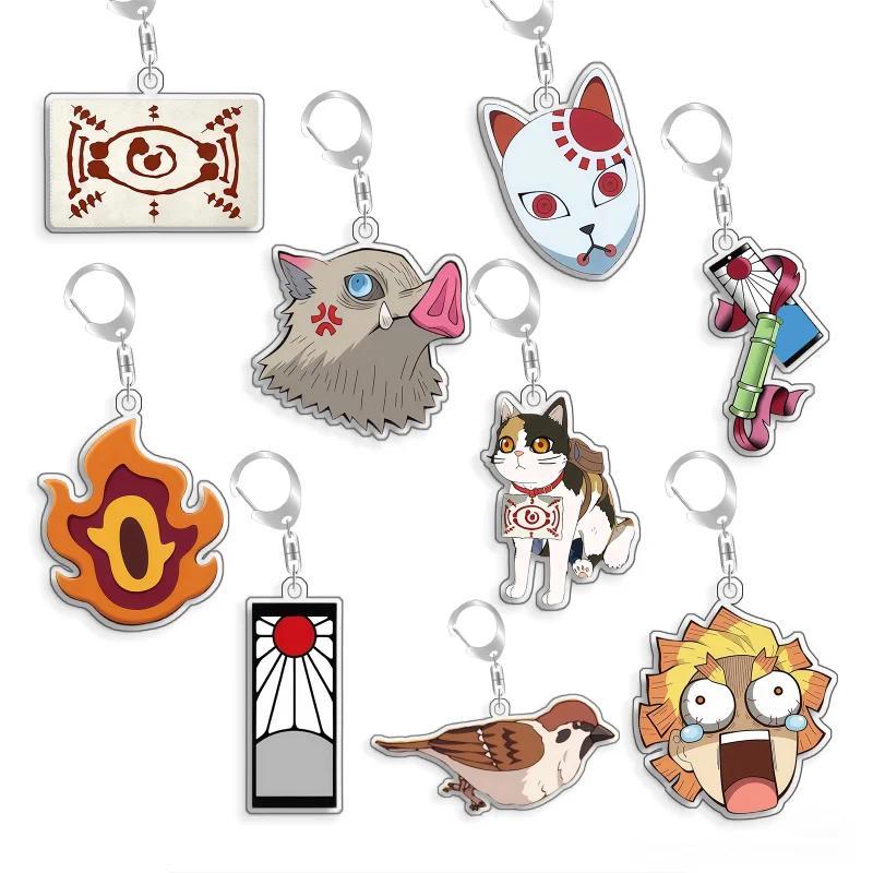 Móc Khoá For Demon Slayer Rengoku Kyoujurou Sabito Gyokko Agatsuma Zenitsu  Selfmade  Anime Móc khóa