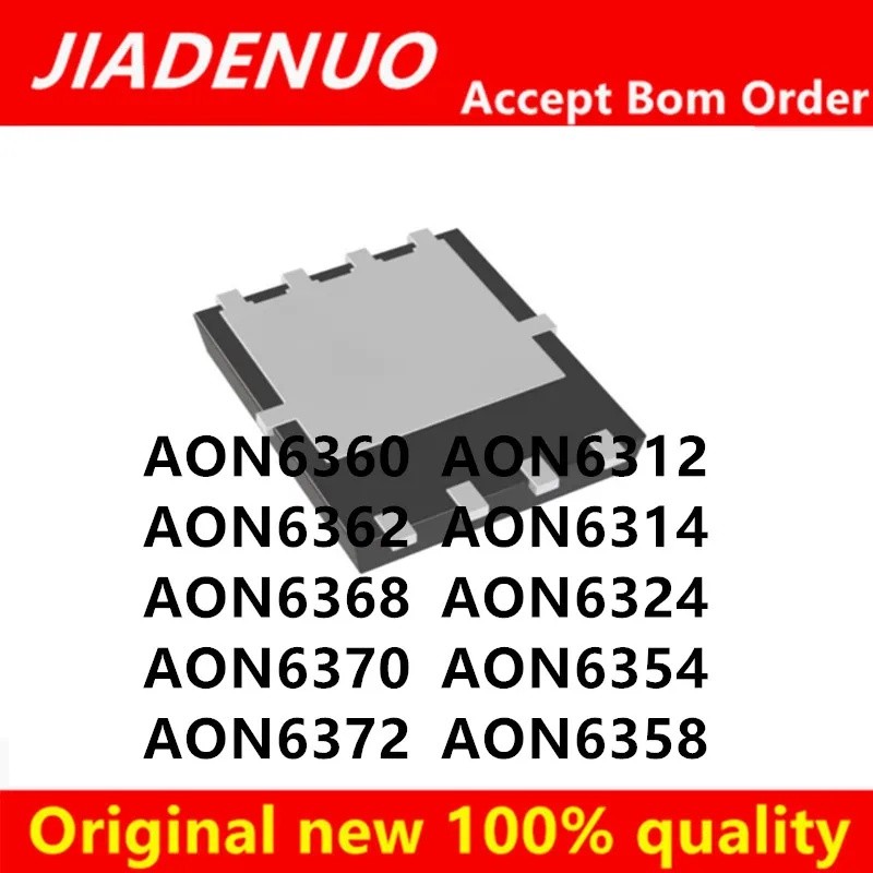 5 CÁI AON6312 AON6314 AON6324 AON6354 AON6358 AON6360 AON6362 AON6368 AON6370 AON6372 QFN-8 Chipset 