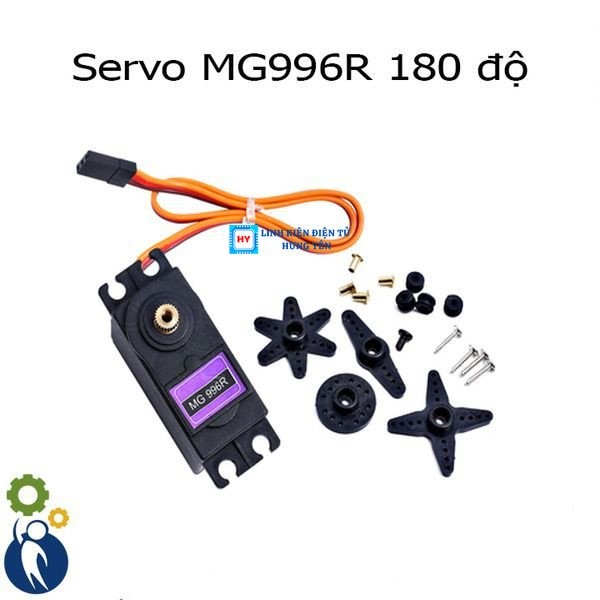 Servo MG996R Kim Loại 180° 360° Torque Cao Cho Robot RC