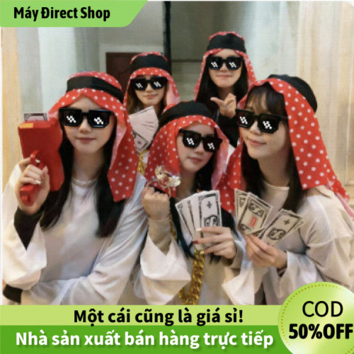 [ Máy]  Bộ hóa trang đại gia Dubai 3 món, chất liệu cao cấp, bền đẹp
