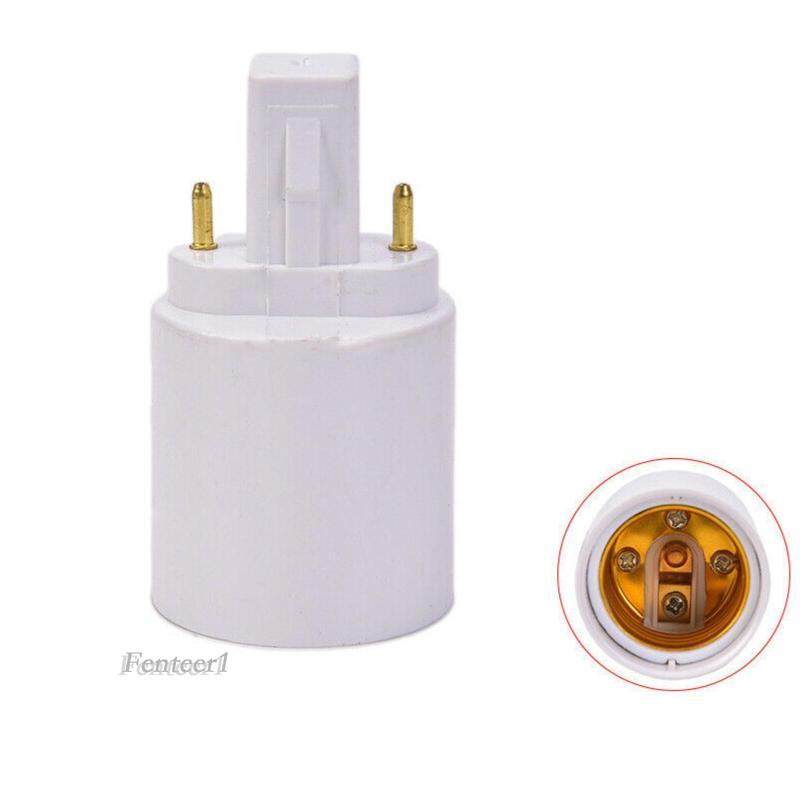 Bộ chuyển đổi bằng nhựa trắng G23 sang E27 Thân hình trụ G23 E27 Adapter Phụ kiện chiếu sáng nhỏ gọn