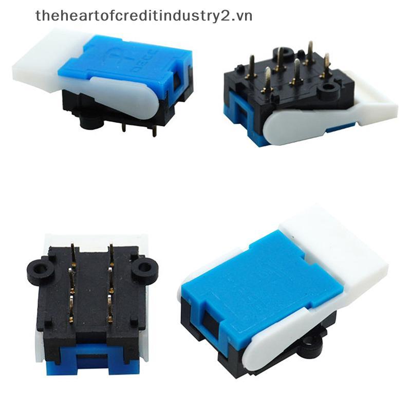 # thehear # 10 chiếc Công tắc móc điện thoại màu xanh 6 chân Công tắc chuông cửa Inte Người giữ Reed