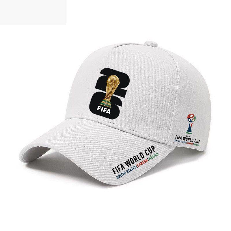 Mũ bóng chày bóng đá FIFA World Cup 2026 dành cho nam - Canada Mexico USA Champion Style Fan Hat