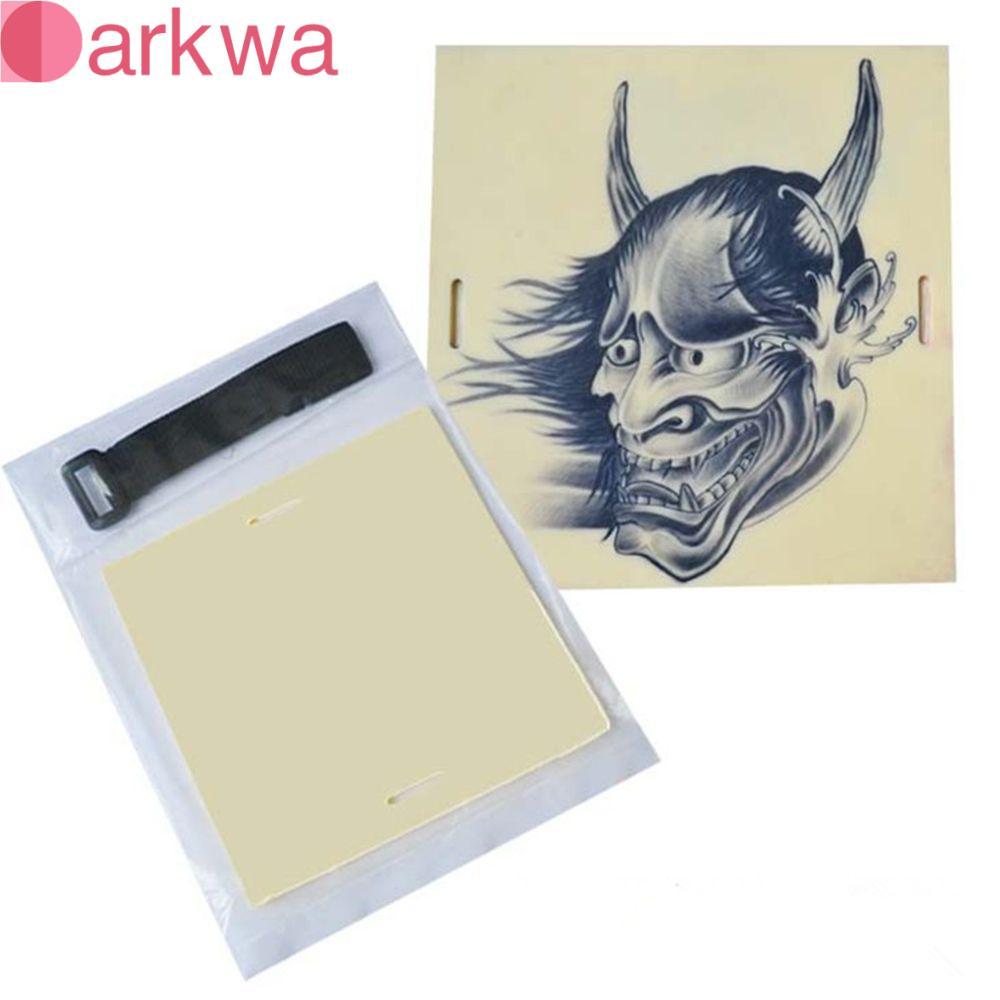 DARKWA Tattoo Needles Premium Double Sided Practice Skin Sheets Huấn luyện mô phỏng