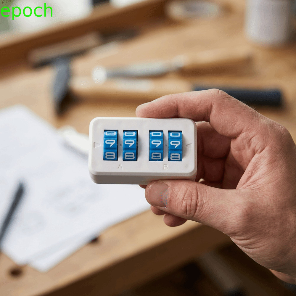 EPOCH Board Games Theo dõi điểm, Bộ đếm cuộc sống trò chơi bảng Mini 4 chữ số, Bộ theo dõi bánh xe c