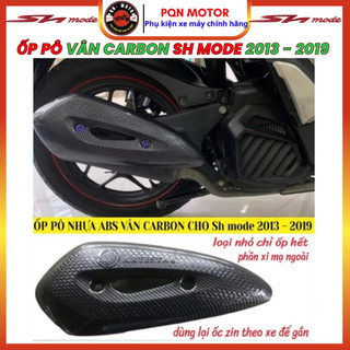 Ốp pô Hàng Artistar Cho Sh Mode Các Đời Xe Từ 2013 - 2019 và Sh mode 2026 - 2020 Vân Cacbon Đẹp Bền