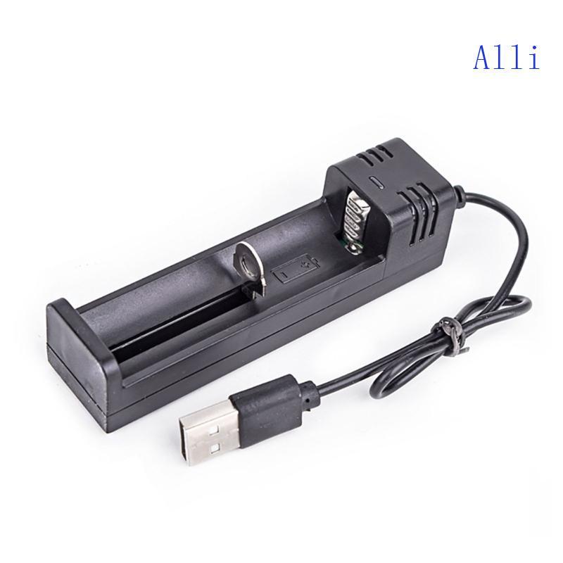 Sạc Alli 1Slot Sạc USB Thông Minh Cho 18650 14500 26650 Sạc