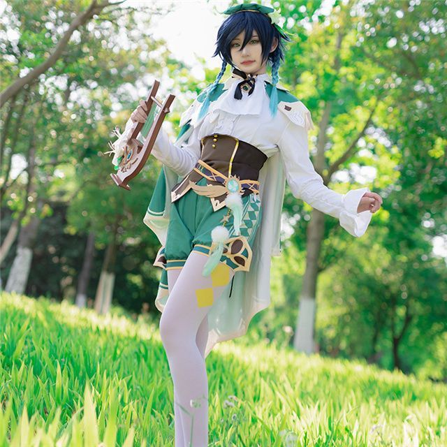 Devin Anime Nữ Trang Phục Tóc Giả Tobaba cos Dễ Thương Fengshen Mengmeng Đĩa Trò Chơi Fengyuan cospa