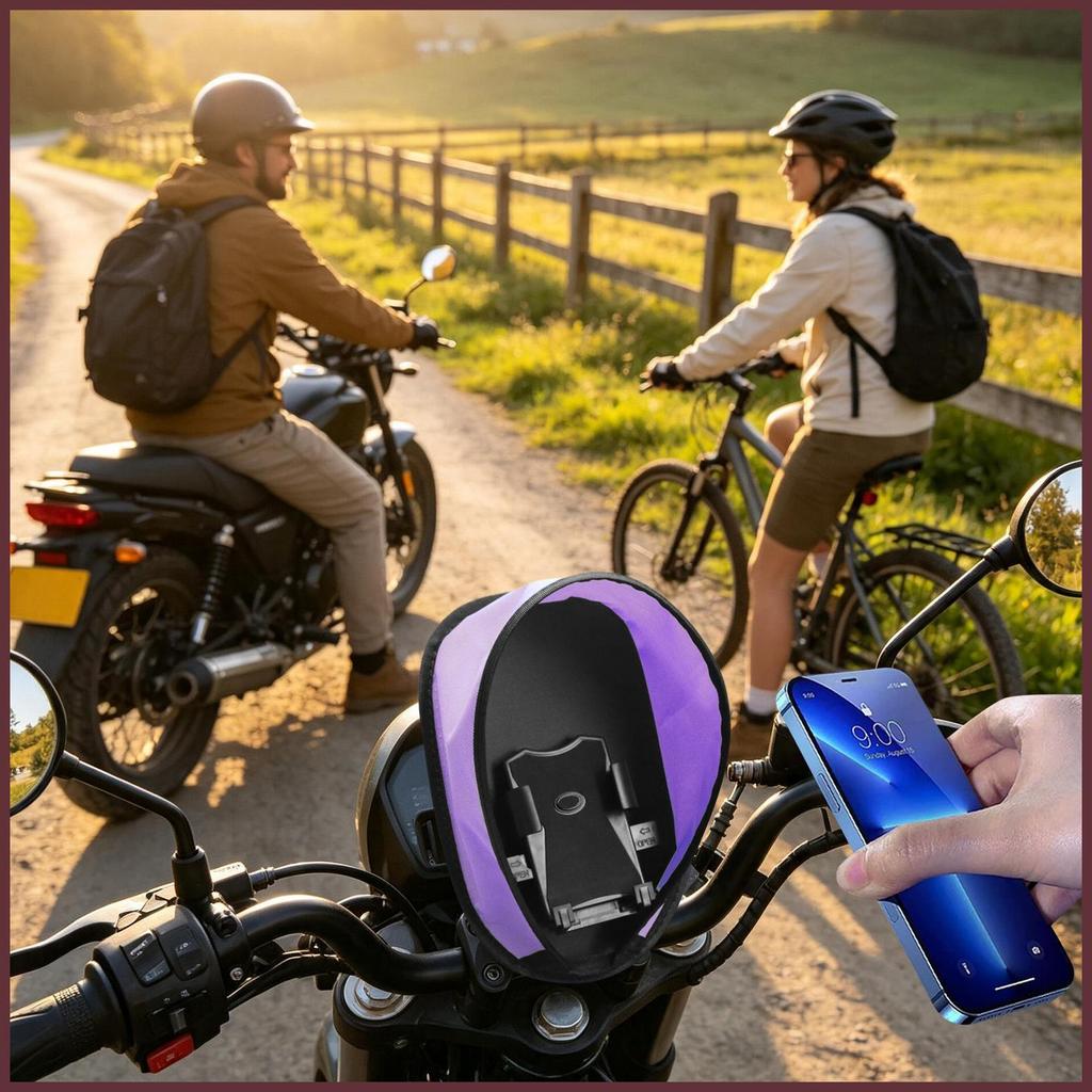 Điện Thoại Xe Máy Che Nắng Xe Đạp Điện Thoại Thông Minh Gắn Tấm Che Tấm Bảo Vệ Xe Đạp Giá Đỡ Điện Th