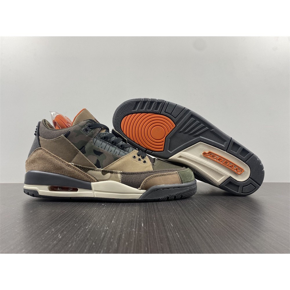 Air Jordan 3 "chắp vá" màu sân nhà Hazel tối DO1830-200