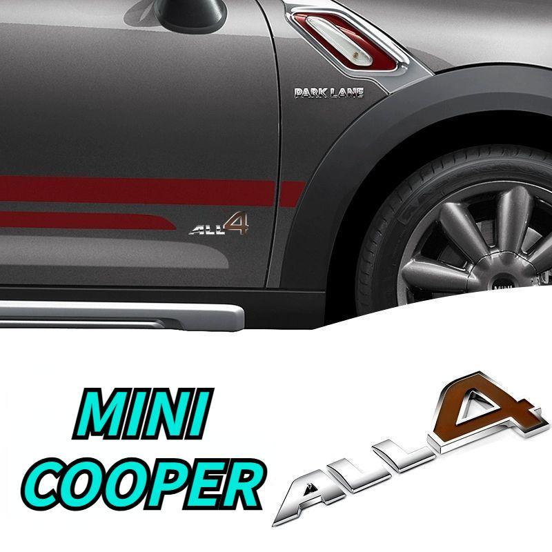 Suitable for MINI COOPER stickers, COUNTRYMAN, PACEMAN modification ALL4 four-wheel drive logo stick