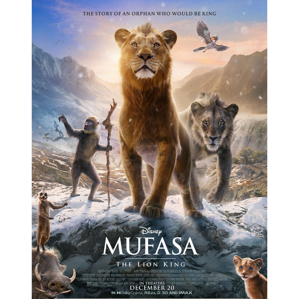 [En] Phim Blu-ray HD 1080P & 4K Mufasa: Vua sư tử