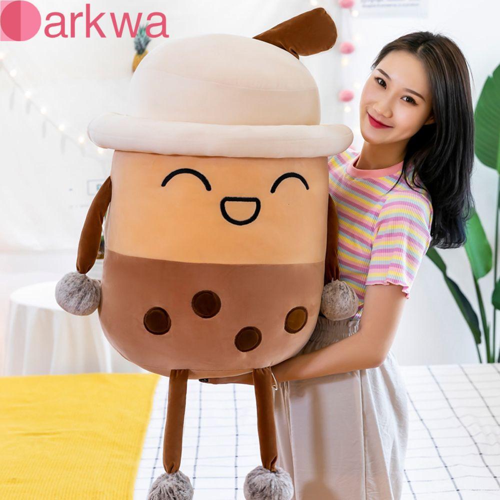 DARKWA Bong Bóng Trà Sữa Plushie Đáng Yêu Mềm Mại 20 / 30 / 40cm Kawai Hoạt Hình Trang Trí Nhà Cửa S