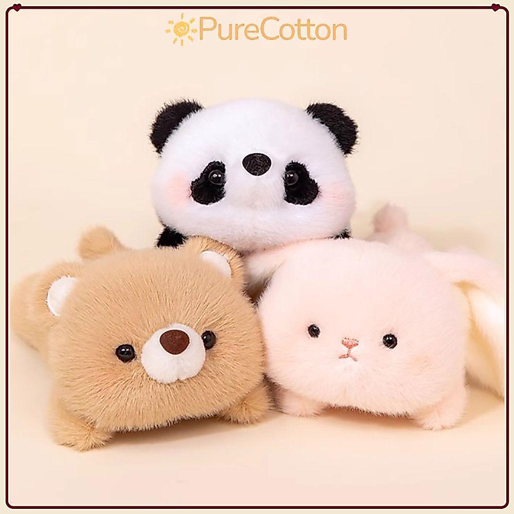 PURECOTTON0 Gối Thú Nhồi Bông, Búp Bê Đồng Hành Sang Trọng Voi 17cm, Gấu Thời Trang Sang Trọng Động 