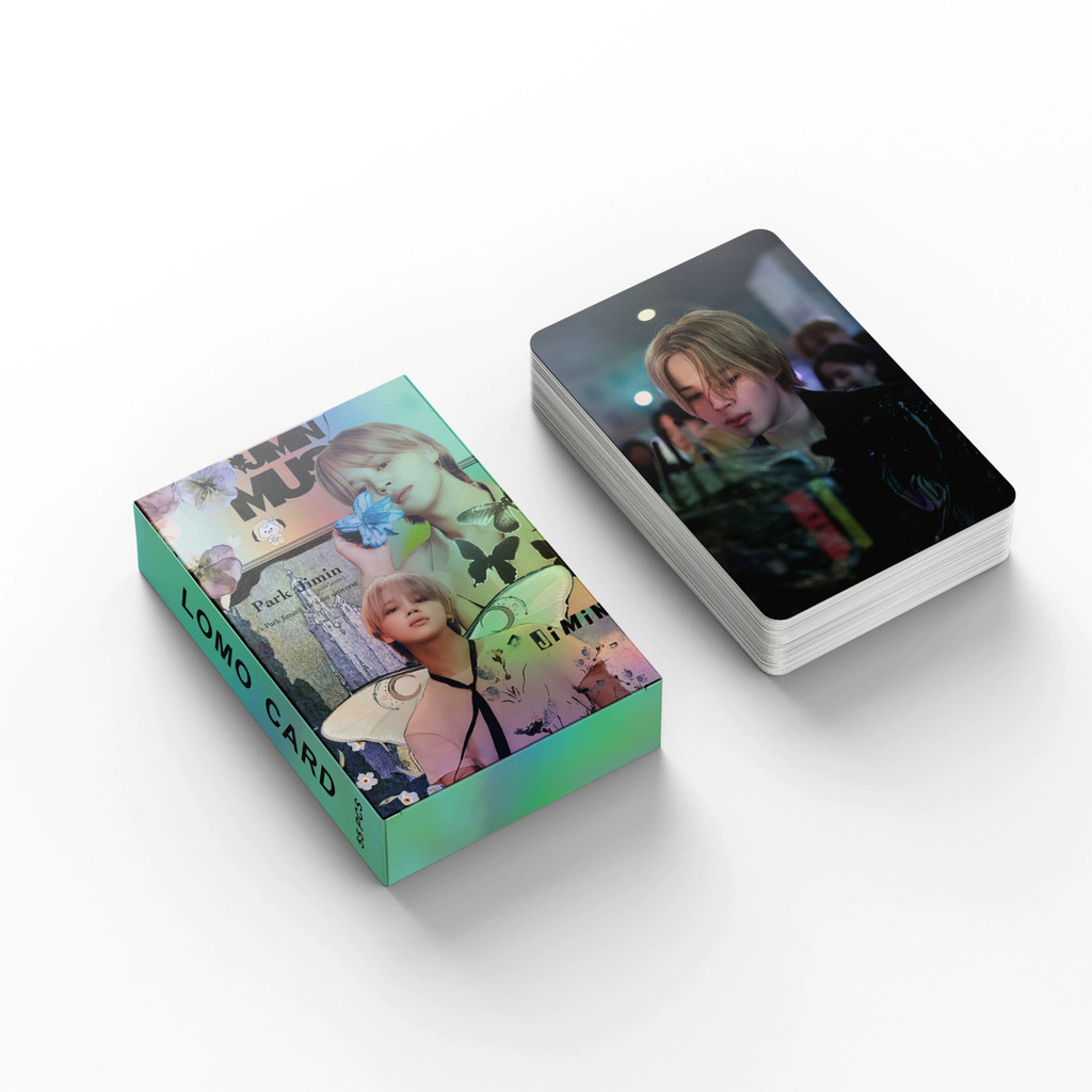 55 Miếng JIMIN MUSE Laser Photocards Park JIMIN Personal Solo WHO Lomo Card Collection Card