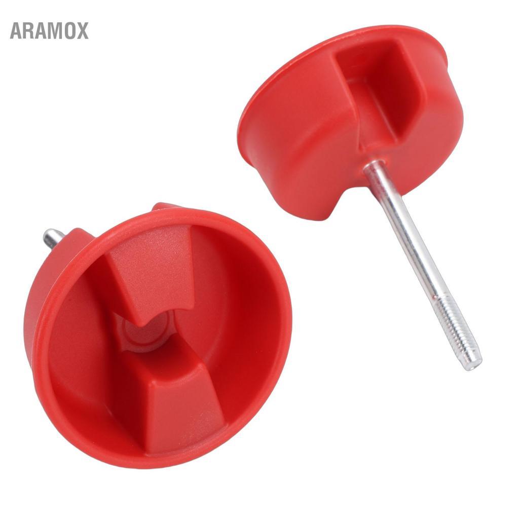 Aramox Cứng Đầu Gắn Vít Núm 1CJ57DX9 1CJ57DX9AC 1CJ57DX9AD Đỏ 2 Chiếc Thay Thế Cho JK 2007-2018