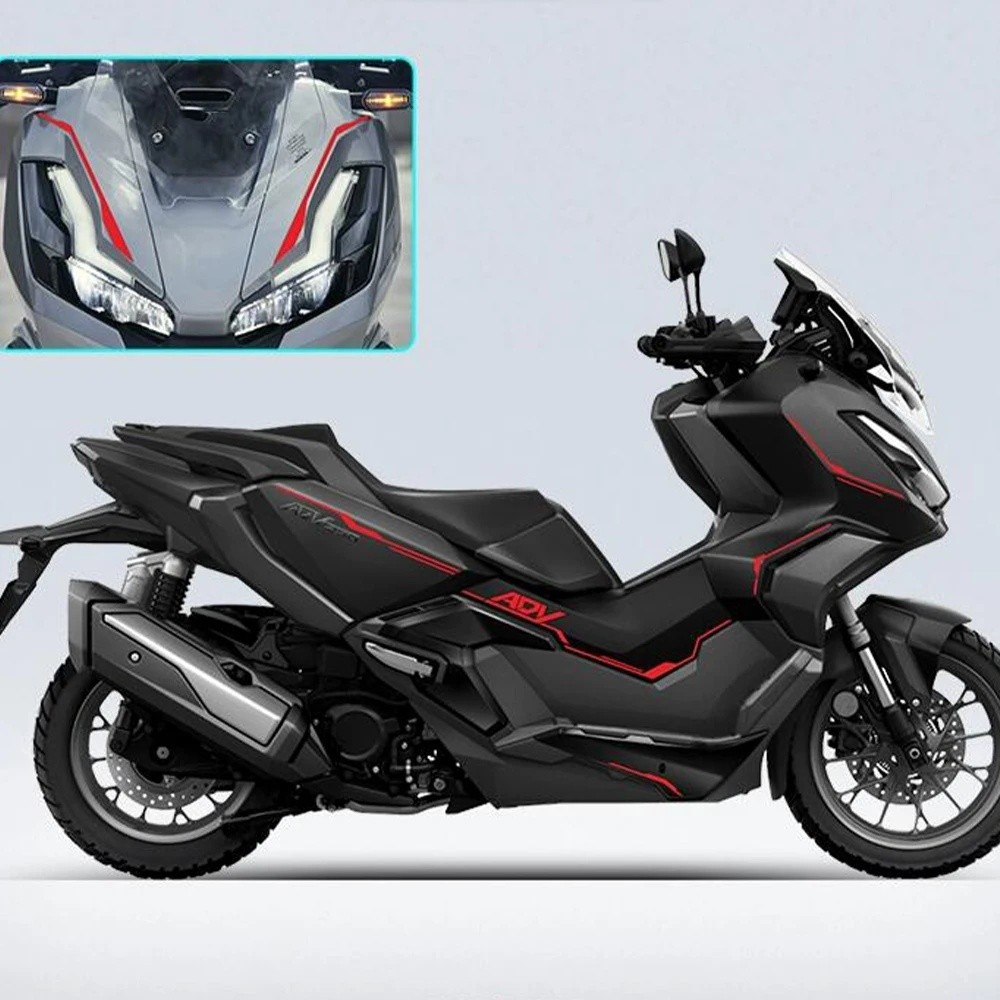 2025 ADV350 Xe Máy Trang Trí Cho Xe Honda ADV 350 Bộ Đồ Họa 2025 adv350 Thân Kéo Hoa Trang Trí Decal
