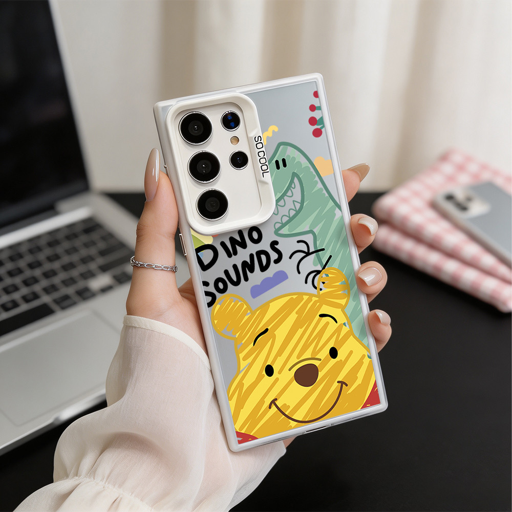 Ốp Lưng Khủng Long Dễ Thương IMD,Dễ Thương Cho Samsung S25Ultra,Galaxy A56,A07,A15,A13,11 Pro Max