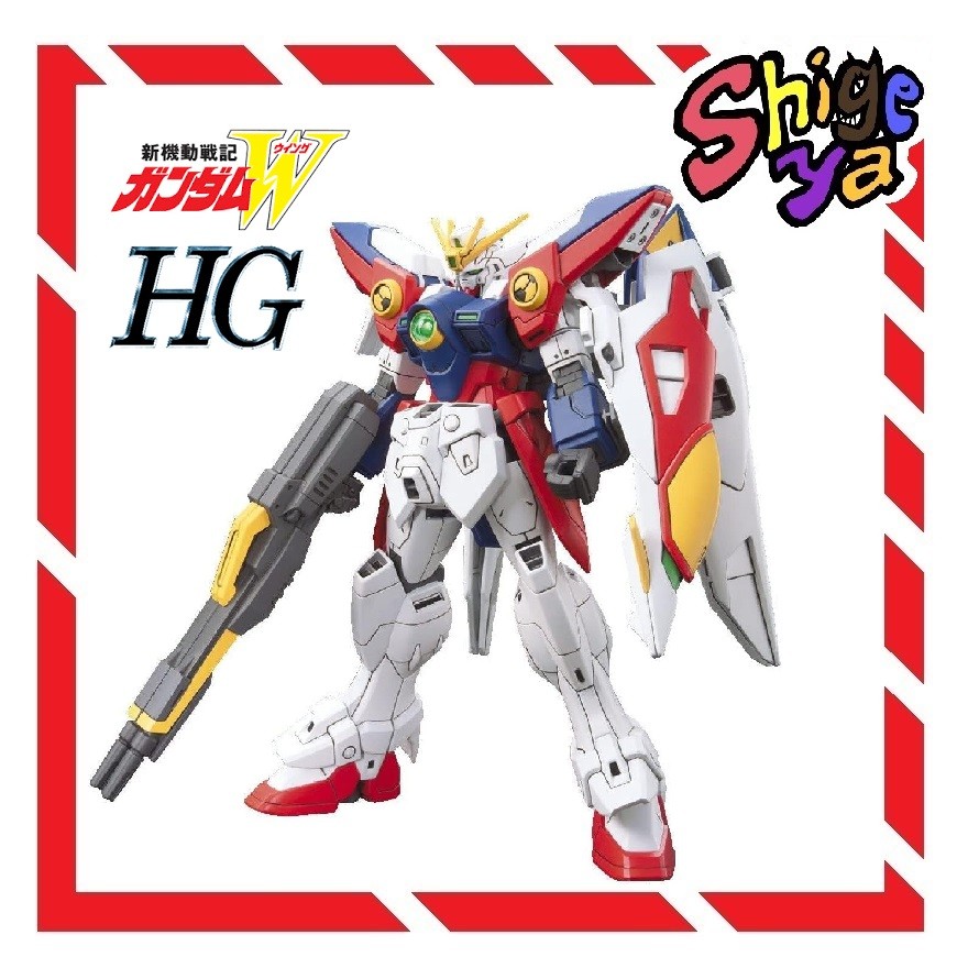 BANDAI SPIRITS HGAC 1/144 XXXG-00W0 Wing Gundam Zero NEW MOBILE REPORT GUNDAM WING Plastic Model Kit