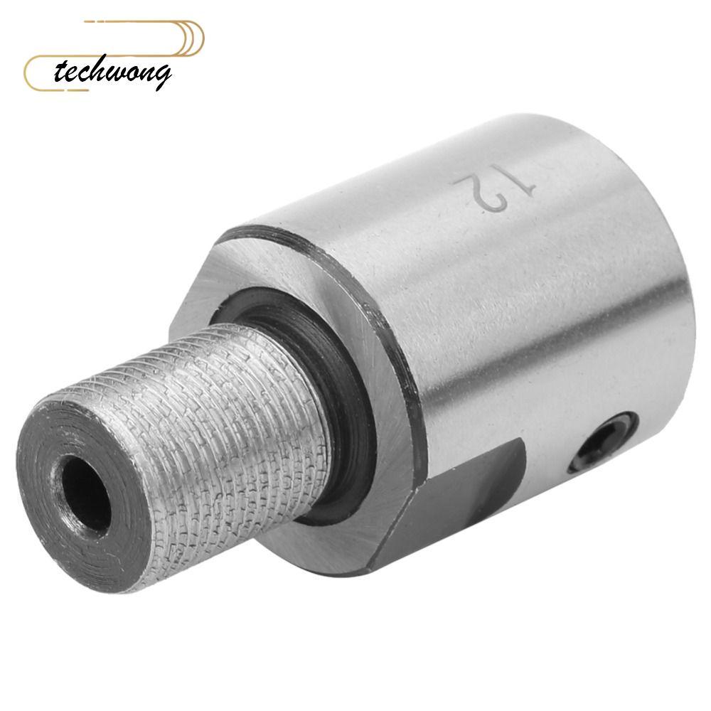 Bộ chuyển đổi Chuck tiện TECHWONG, Thanh kết nối Chuck xử lý nhiệt M14x1, Đường kính trục 12mm / Đườ