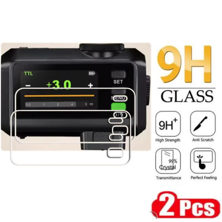 2 Chiếc HD Kính Cường Lực Cho Godox iT30 Pro TRÊN GodoxiT30Pro iT30Pro Camera Flash 2.8 "Cảm Ứng Màn