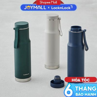 Bình giữ nhiệt LocknLock Metro Edge Tumbler LHC4198 LHC4199 có quai xách, giữ nhiệt nóng lạnh, Hàng chính hãng - JoyMall