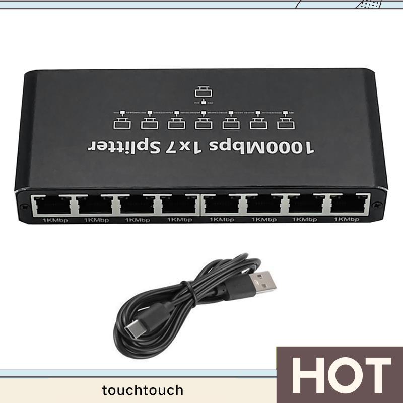 Bộ chia mạng Switch Bộ chia mạng LAN RJ45 Bộ chia mạng 1000Mbps touchtouch.vn