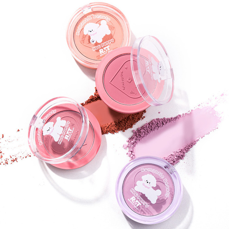 Bảng Blush BEAUTY ROMANTIC BEAUTY, Blush, Single Color, Highlighter, Contour Makeup Blush