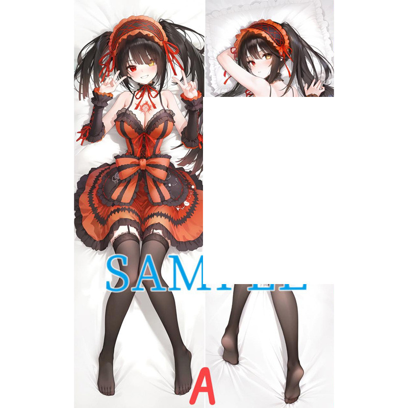 Date A LiveTokisaki Kurumi Dakimakura Full Body Ôm Gối Nhật Bản Otaku Gối Đệm