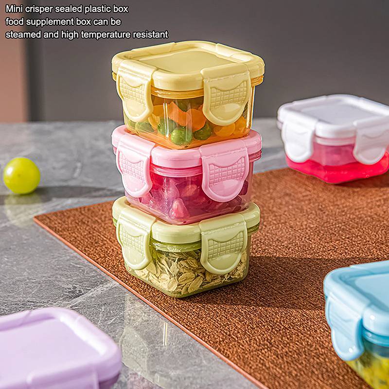 [LF] Tủ Lạnh Mini Crisper Nhựa Bảo Quản Hộp Đựng Thực Phẩm Cho Bé Chống Rò Rỉ Hộp Kín Nhà Bếp Cho Lò