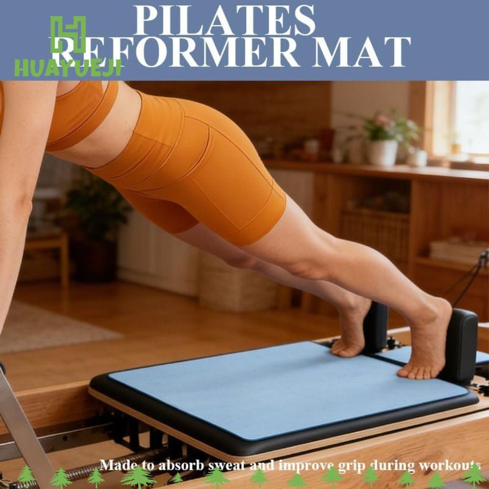 Thảm cải cách YUEJI Pilates, Thảm Pilates chống trượt siêu mỏng, Máy cải cách Pilates thấm hút lông 