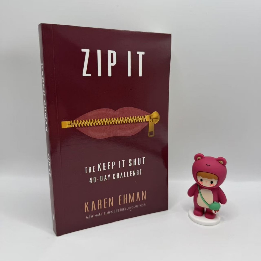 Sản phẩm mới Zip It Shut Up: 40 Days Keep Silent Challenge Hàng hóa gia đình này al22556