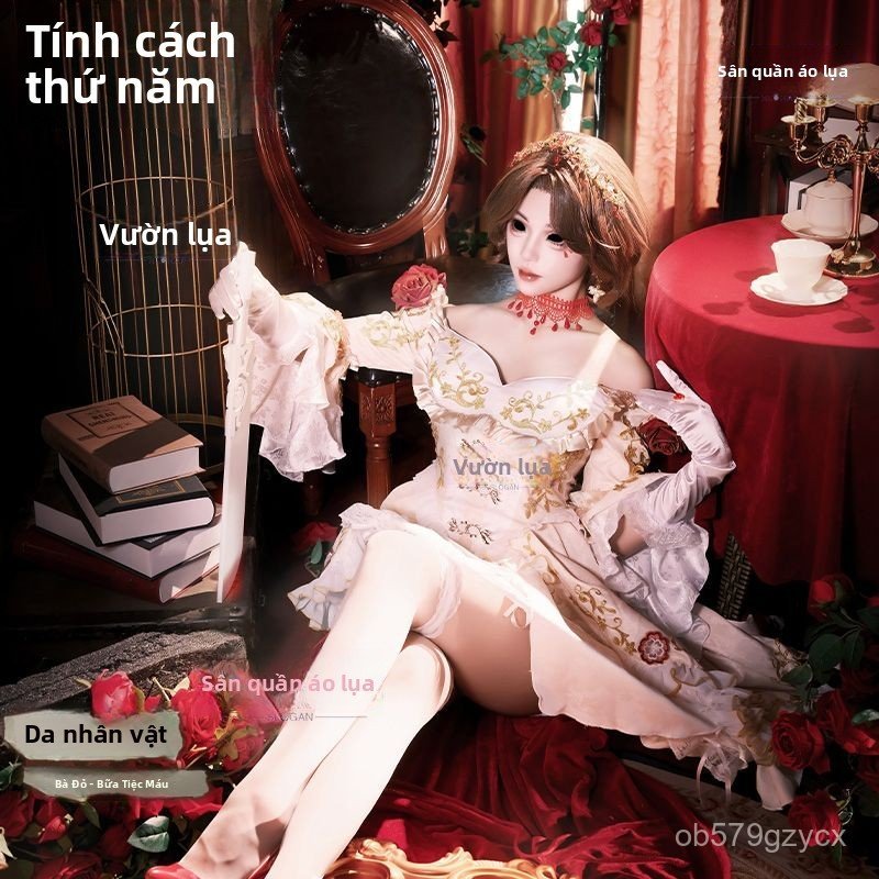 Bộ trang phục cosplay Bloody Queen skin Blood Banquet game Identity V đẹp mắt