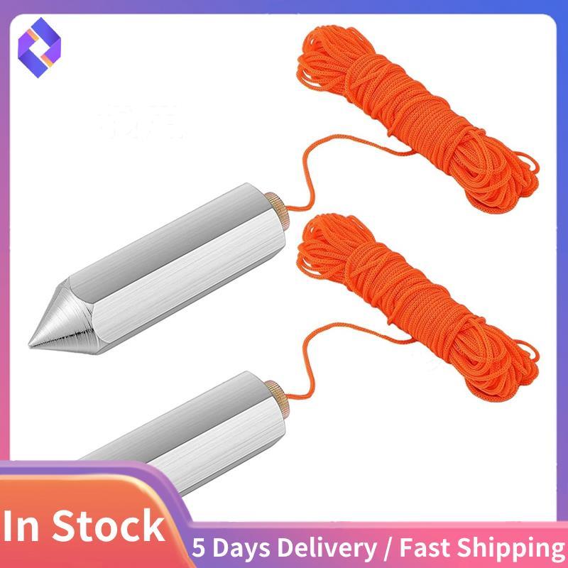 2 Chiếc Lục Giác Thép Plumb Bob790-8, 8 Ounce Plumb Hợp Kim Thép Plumb Xây Dựng Đo Búa Thủ Công Plum