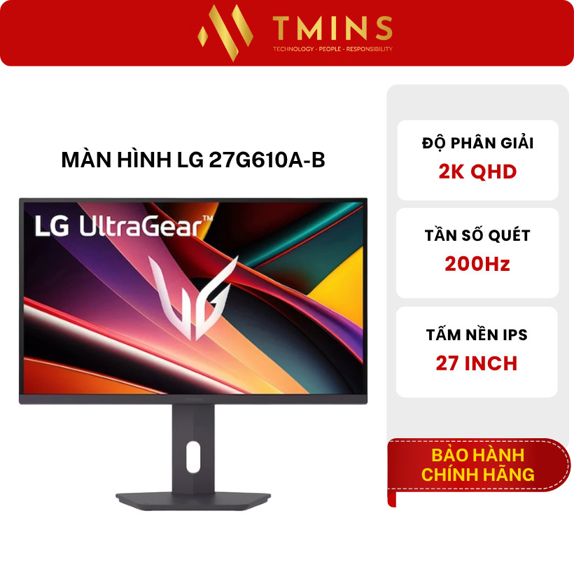 Màn hình LG 27G610A-B (27 inch/ IPS/ 2K/ 200Hz/ Gsync) - Hàng chính hãng
