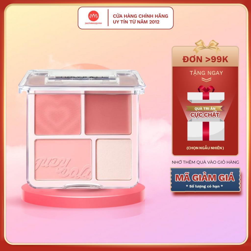Bảng phấn má hồng & bắt sáng Judydoll Blush & Highlight Palette màu #02 (9g) phù hợp với mọi loại da